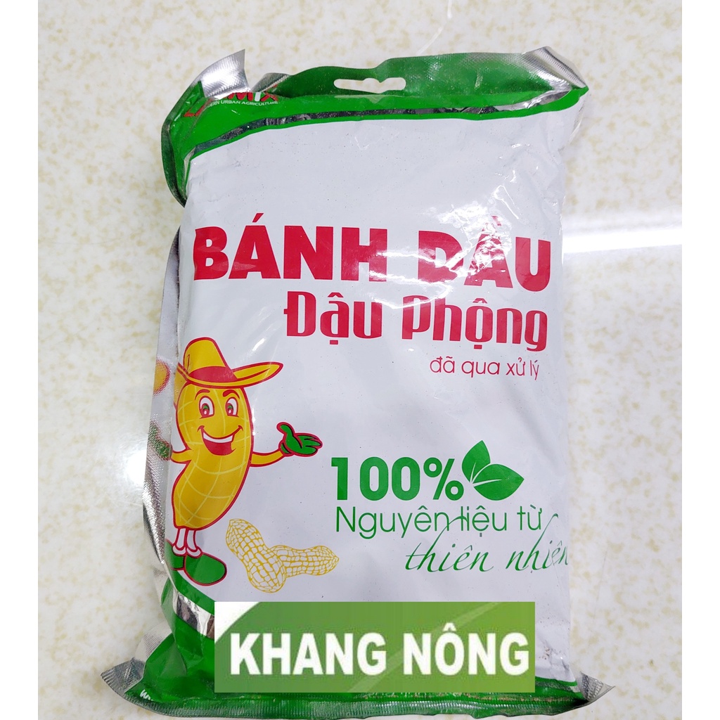 Gói 1kg Phân bánh dầu Lavamix cung cấp đạm, giúp cây sinh trưởng phát triển, dùng cho kiểng, rau màu