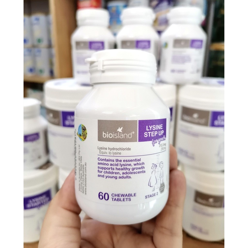 Lysin Viên tăng chiều cao cho bé từ 6 tuổi, lọ 60 viên