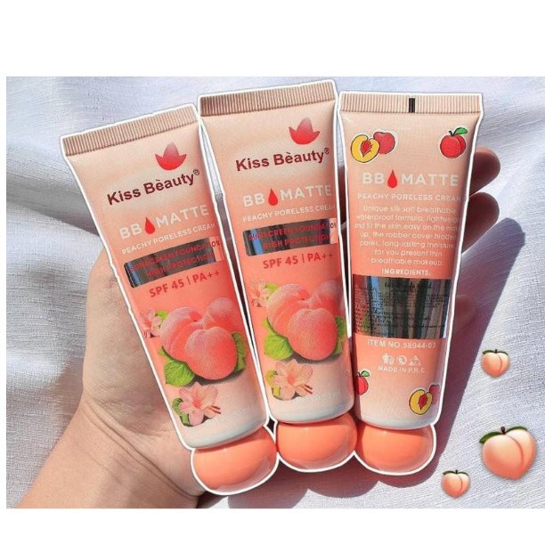 Kem Nền Kiss Beauty Che Khuyết Điểm Chống Nắng Pore BB Matte