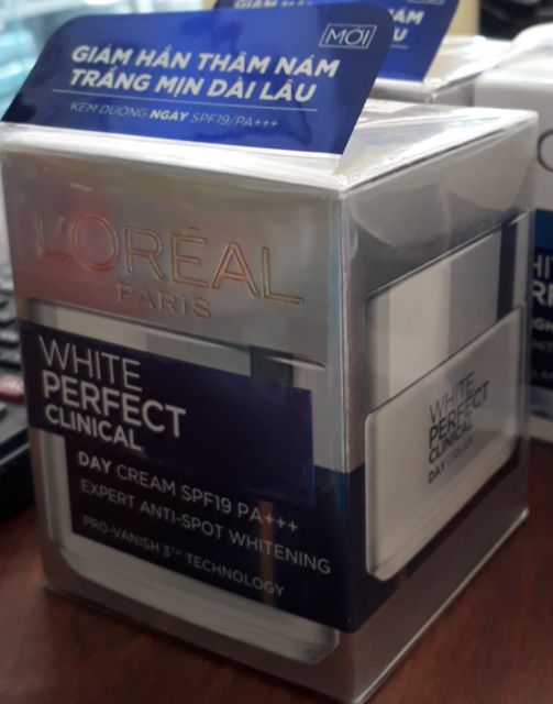 [Nk Indonesia] Kem dưỡng trắng da giảm thâm nám ban ngày Loreal White Perfect Clinical 50ml