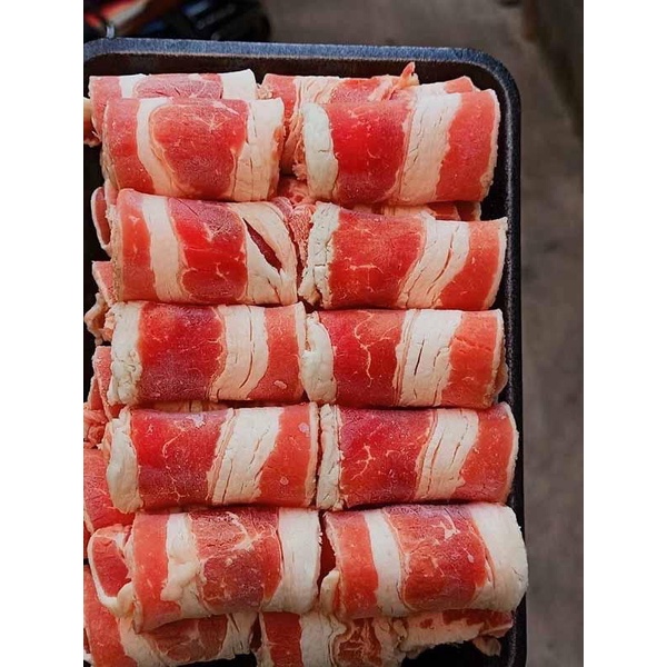 500gr Ba chỉ bò Mỹ thái cuộn (giao hàng Hà Nội-ship ngay)