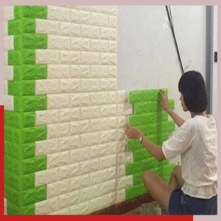 Xốp dán tường giả gạch 3D - Khổ lớn 70x77cm | BigBuy360 - bigbuy360.vn
