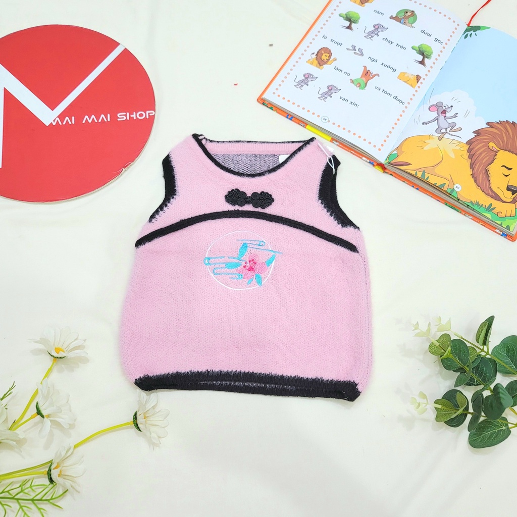 Áo ghile len lông mềm cho trẻ em 6-15kg-Bảng 5