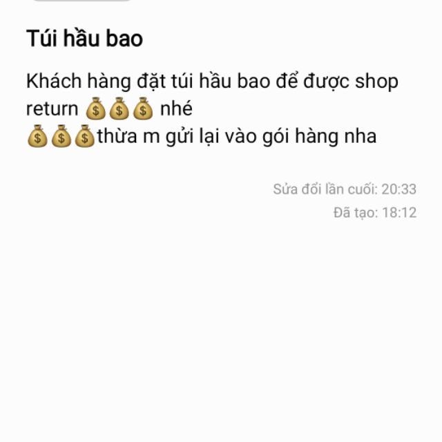 Túi hầu bao