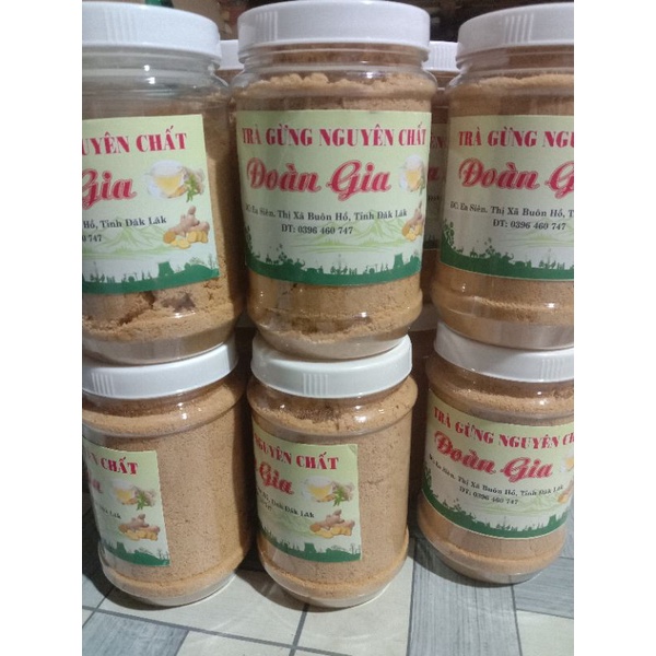 Trà gừng hòa tan đường phèn mẫu mới, đậm đà hơn, ngon hơn 400gr