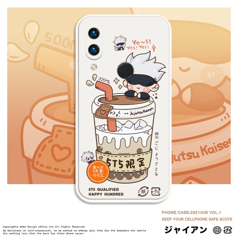 Ốp Điện Thoại Silicon Mềm Chống Sốc Hình anime Dễ Thương Cho Xiaomi Redmi note 7 pro 12 11 11S 10 pro 10s 9s 9T 9 8 pro