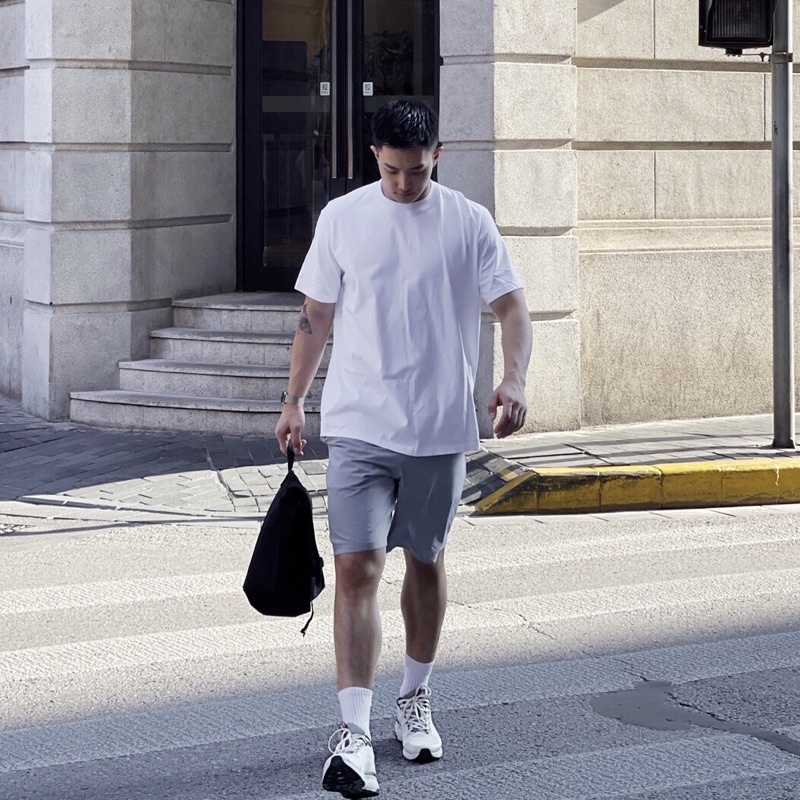 Áo Thun Cotton Trơn Unisex Form Oversize