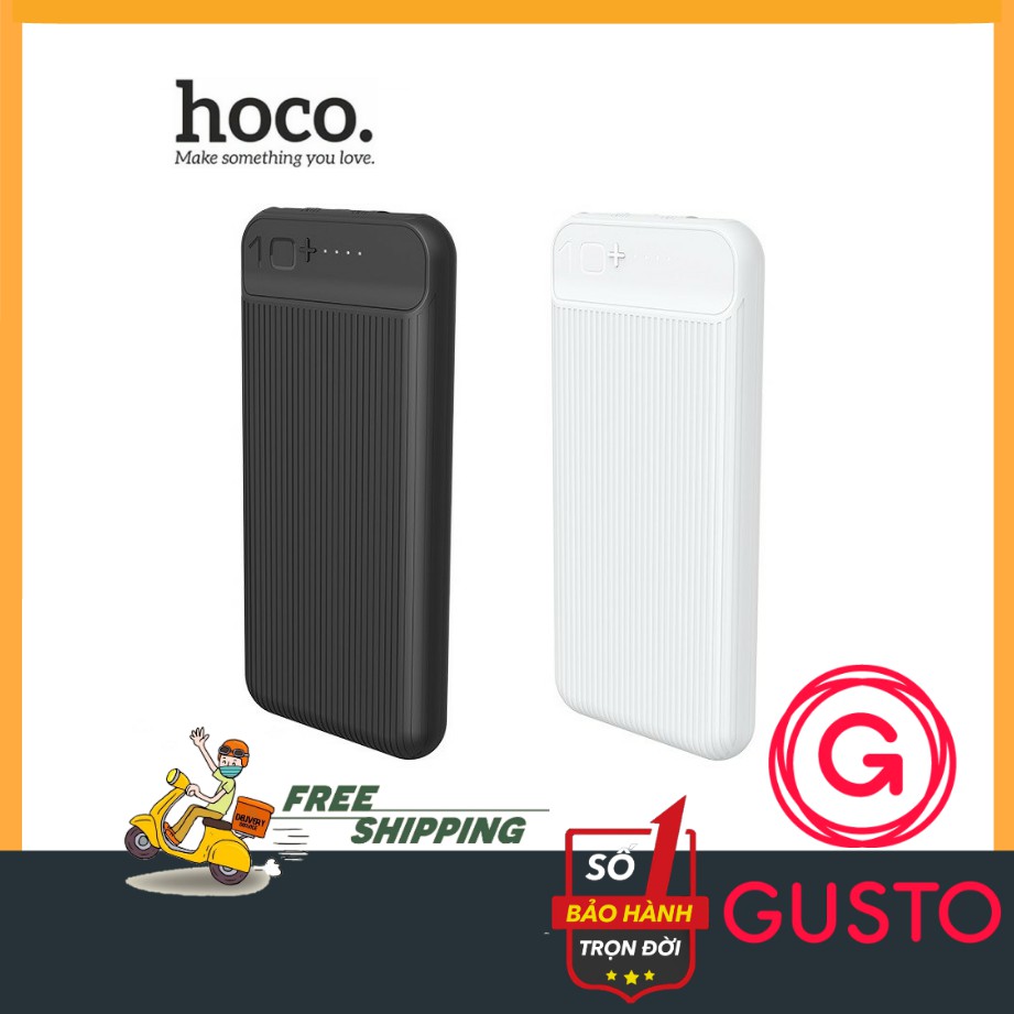 [CHÍNH HÃNG] Sạc Dự Phòng Hoco J52 Bản Nâng Cấp ✔10000mAh ✔Siêu Mỏng ✔️ Sạc 2 Thiết Bị Cùng Lúc