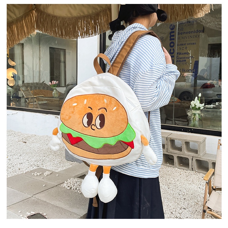 Balo Đi Học In Hình Hoạt Hình Hamburg 2022 Dễ Thương Phong Cách Hàn Quốc Mới Cho Nữ