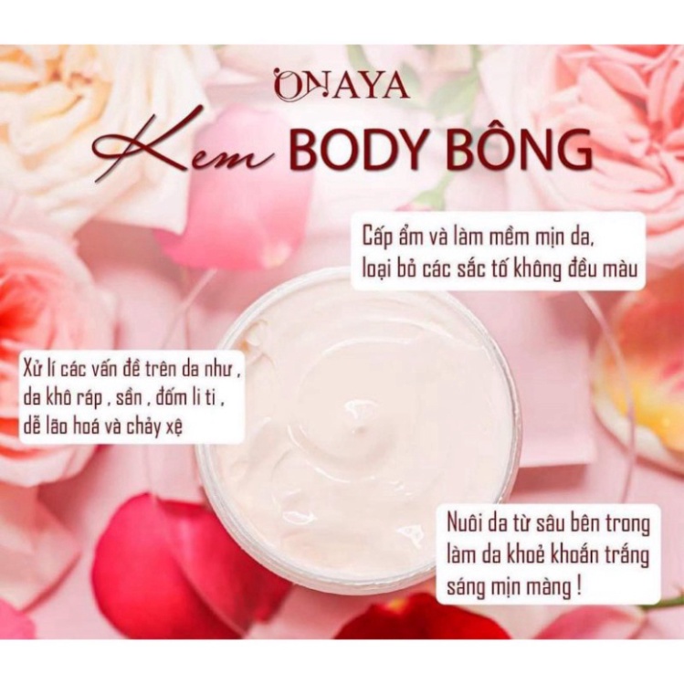 Kem boddy bông onaya 250g