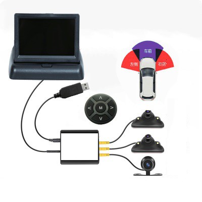 [CHÍNH HÃNG]Camera 360 Độ ô tô 4 Camera Soi + Màn Full HD Siêu Nét quan sát 4 hướng, không phải khoan gương, BH 12 tháng | BigBuy360 - bigbuy360.vn