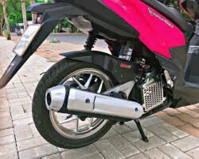 Chụp đít pô nhôm vario