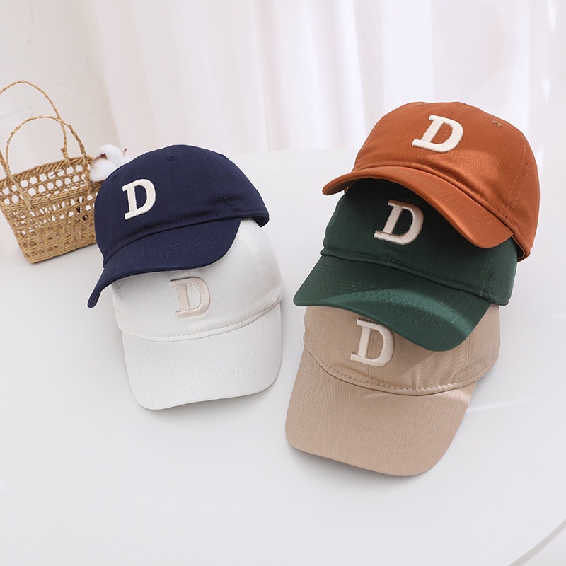 Nón Kết Thêu Chữ D Đơn Giản Thời Trang Dành Cho Bé #5