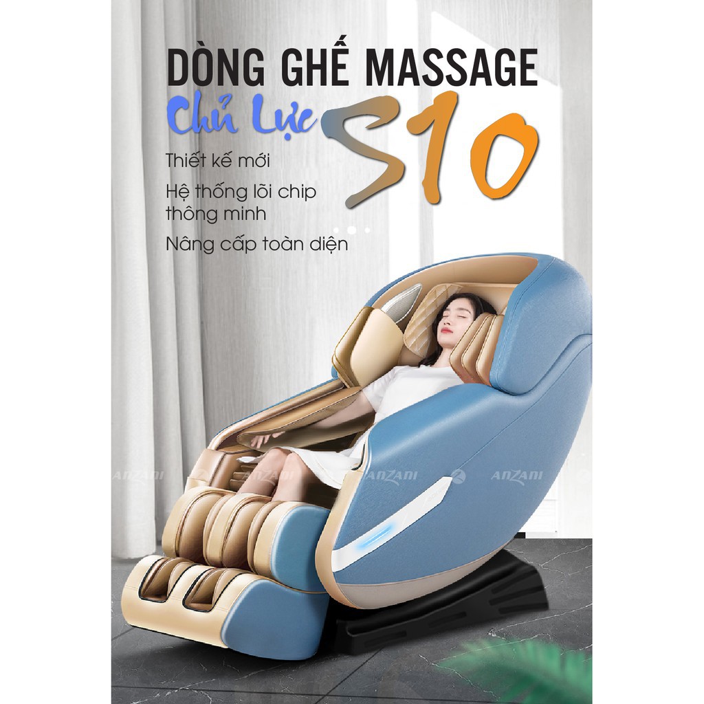 [Ghế Massage Toàn Thân 4D-960L Cao Cấp] Công Nghệ AI Massage Bằng Con Lăn Sứ Di Động, Kết Nối Loa Bluetooth