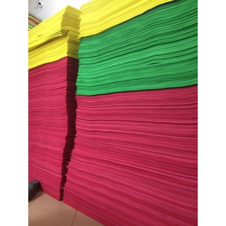 Mút xốp bittis khổ 50*80 cm,dầy 2mm gồm 16 màu.