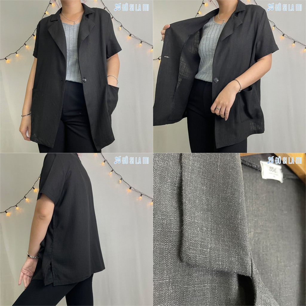 Áo Blazer Tay Ngắn Vintage Secondhand | Nhiều Mẫu | Số Đo Ở Phần Mô Tả | Đô Si La Mi | | BigBuy360 - bigbuy360.vn