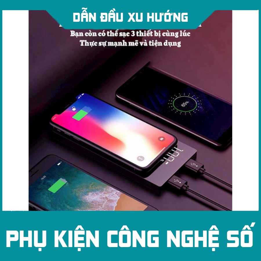 [SIÊU CHẤT] Pin Sạc Dự Phòng Không Dây TOVAOON 10.000 - 20.000mAh