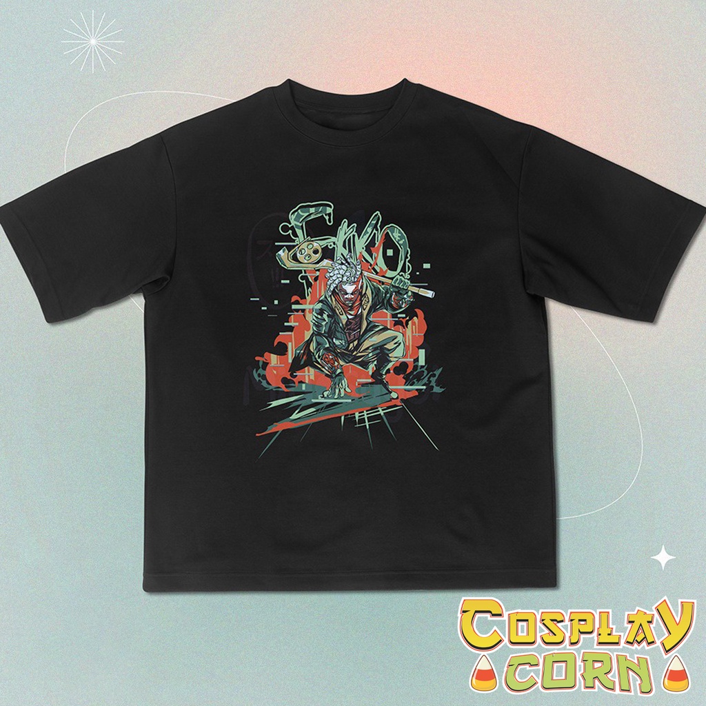 Áo Thun Unisex thiết kế AMG Anime Kimetsu no yaiba, Game Genshin Impact của artist MIAOSU & HAKO Oversize
