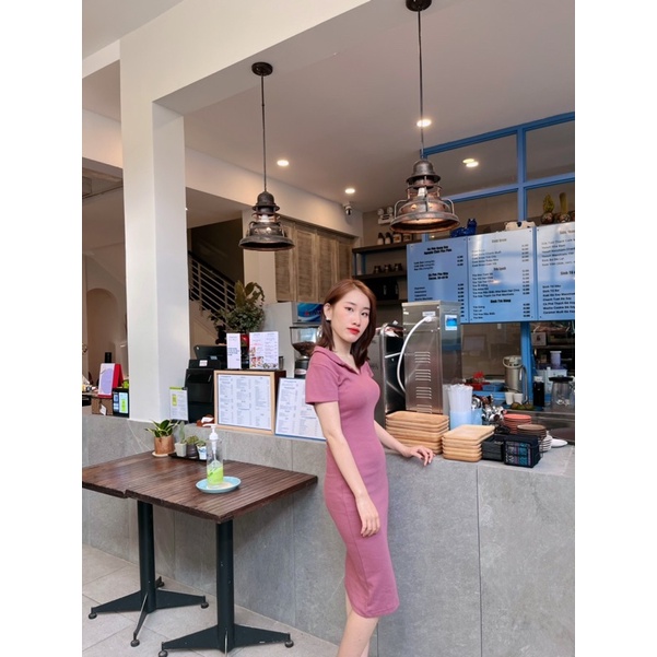 Kara dress Đầm body thun gân cao cấp đầm Cuao - willa.cuaoshop