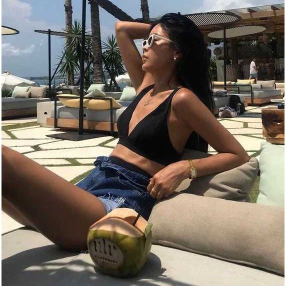 Bộ Đồ Bơi bikini Lưng Cao Màu Trơn Gợi Cảm Chất Lượng Cao Y15 | BigBuy360 - bigbuy360.vn