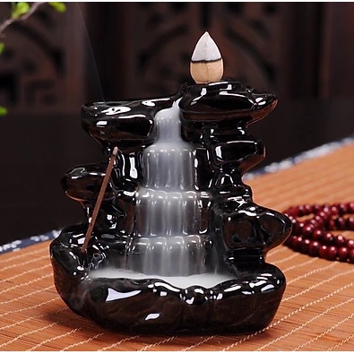 Combo nụ trầm Quảng nam kèm thác khói sứ Bát Tràng cao cấp