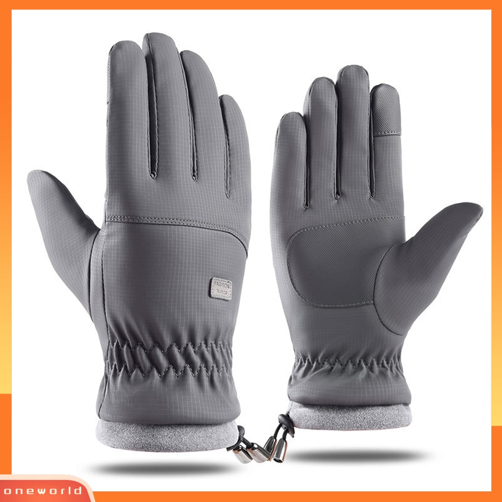 |Bộ Đồ Bơi Một Mảnh Dành Cho Nữ| 1 Đôi Găng Tay Thể Thao Trượt Tuyết Vải Lông Cừu San Hô Dày Dặn Co Giãn Chống Lạnh Chống Trượt Có Thể Chạm Màn Hình Cảm Ứng