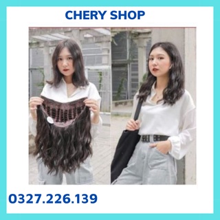 Tóc giả xoăn xù sóng 💄 FREESHIP 💄 kẹp chữ U xoăn sóng ngắn ku17