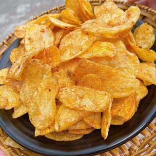 Khoai tây lắc trứng muối