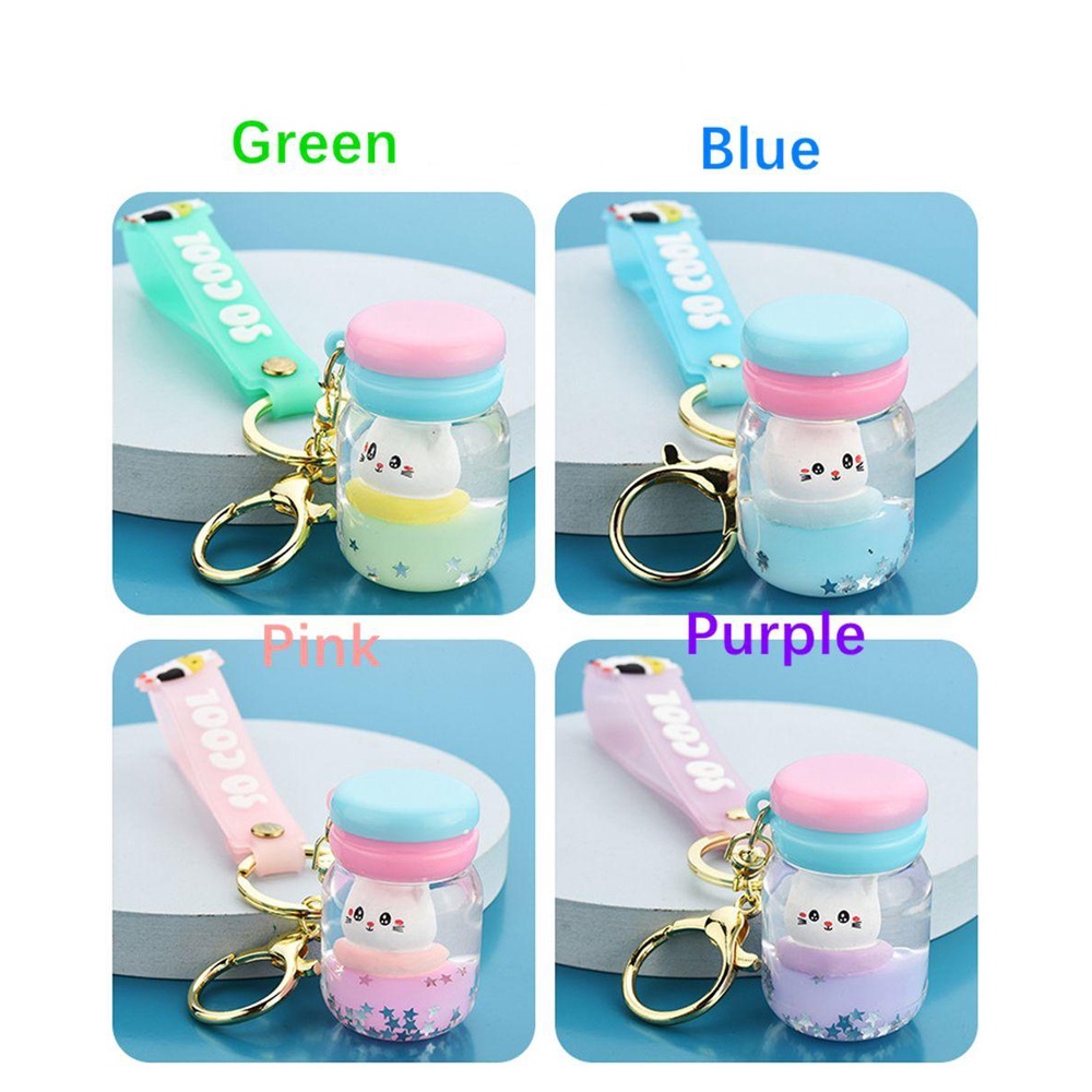 Móc Khóa Hình Chai Nước Dễ Thương