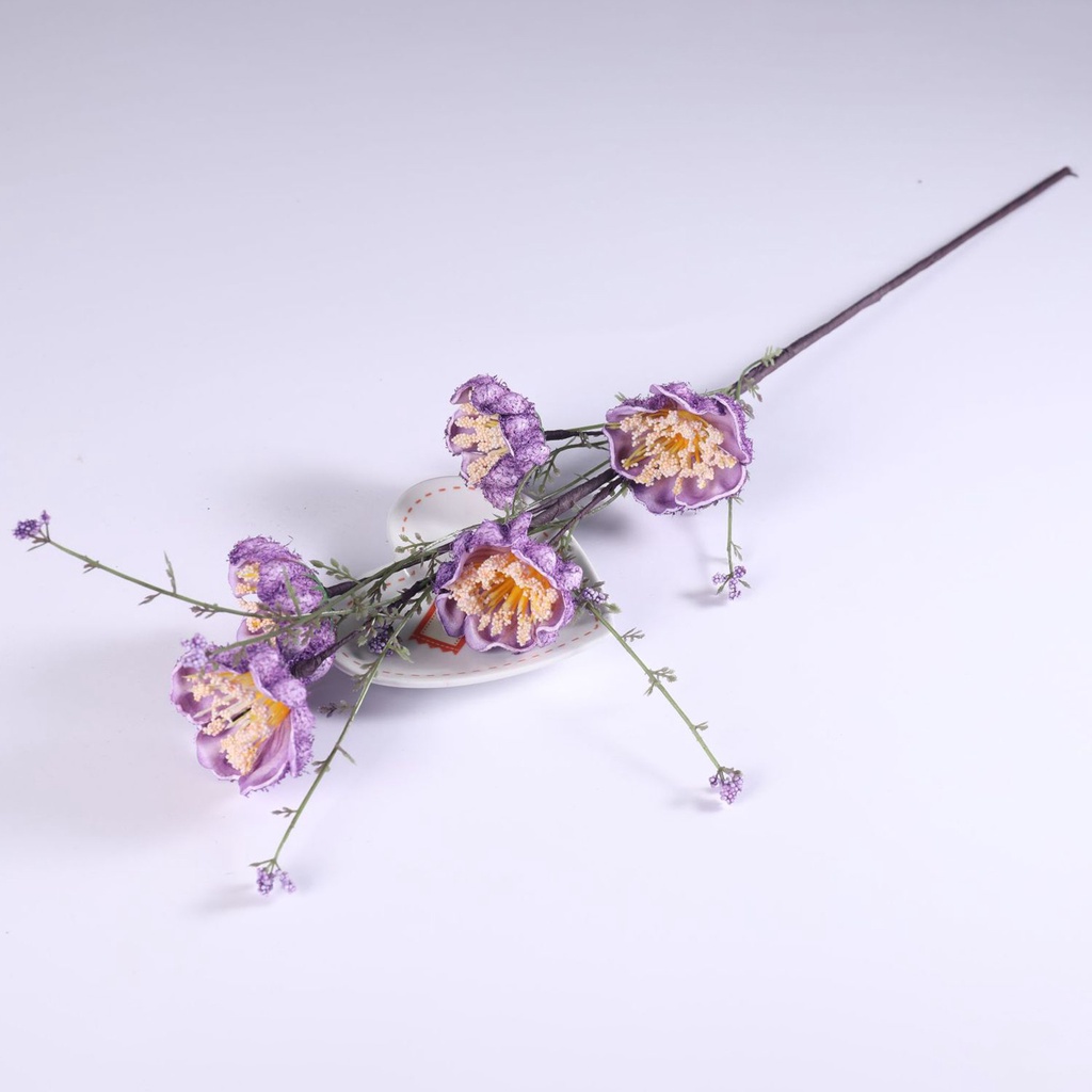 Bó Hoa Mẫu Đơn Giả Bằng Lụa Không Phai Để Bàn Trang Trí Tiệc Cưới