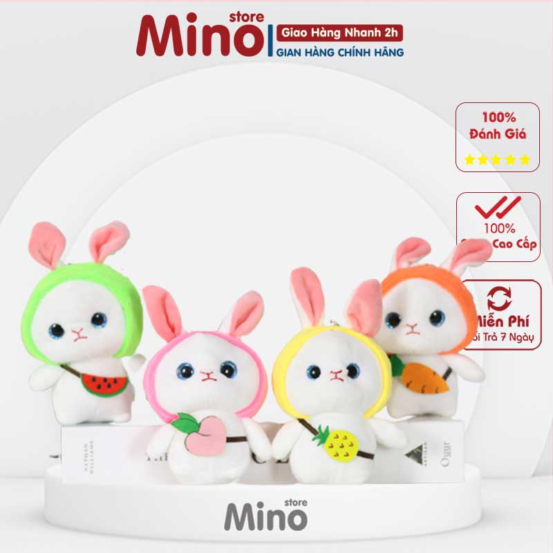 Móc Khoá Gấu Bông Chuột Hamster Đáng Yêu MINO STORE TH60