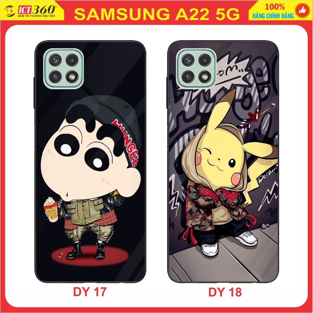 Ốp lưng kính SAMSUNG A22 5G - Nhận in ảnh theo yêu cầu