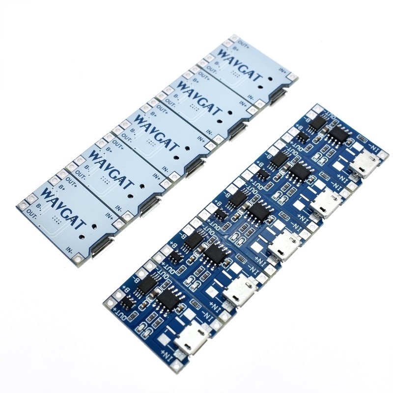 Set 5 Mô Đun Sạc Pin Lithium Micro USB 5V 1A 18650 TP4056 1A Li-ion Chuyên Dụng