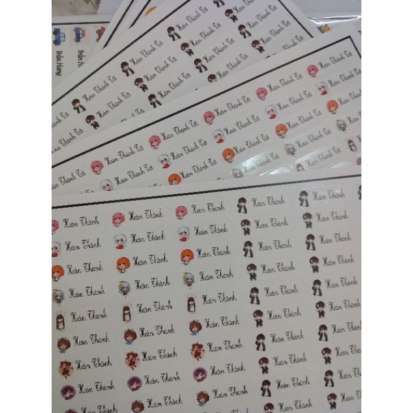 Combo 200 Sticker đánh dấu, sicker khen thưởng kt: 1.5cm