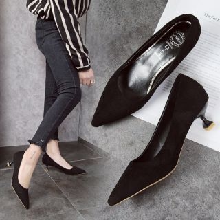 (Hàng order 5 ngày) giày nữ da lộn 2018