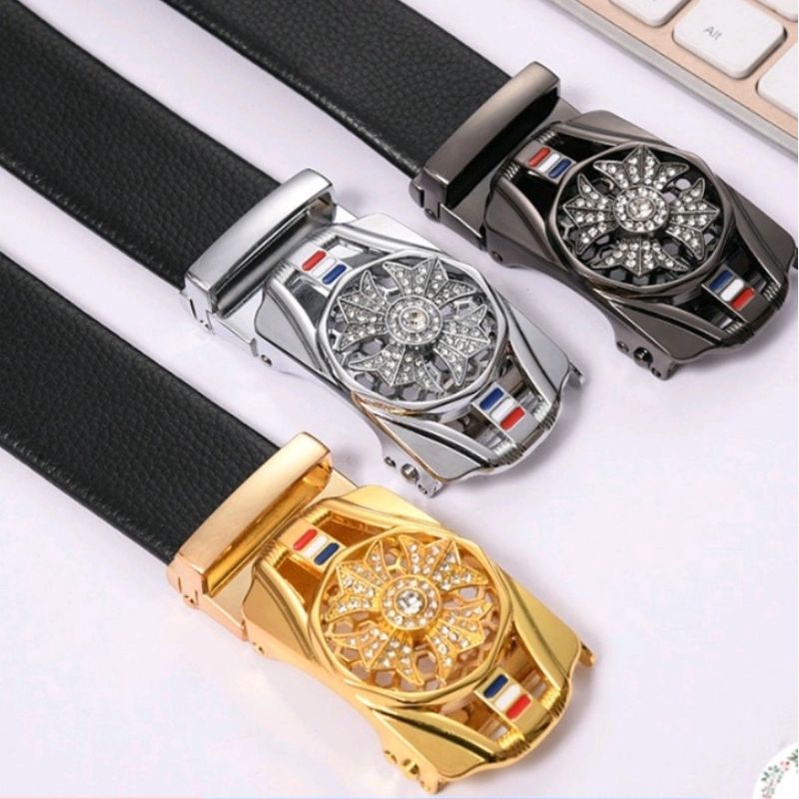 Thắt lưng nam mặt xoay , Nịt nam cao cấp khóa tự động trẻ trung lịch lãm
