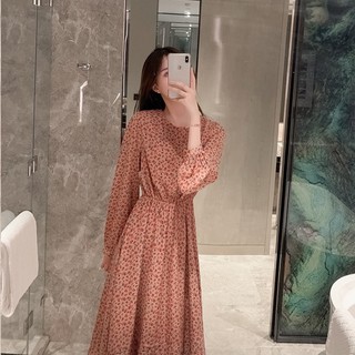 Váy hoa nhí cổ tròn Hàn quốc xinh xắn