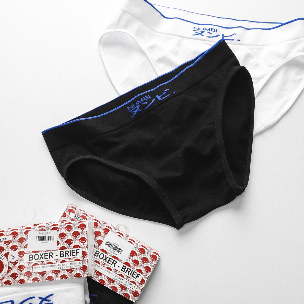 Quần Boxer NUMBI 2 Màu Trắng Đen, Chất Vải Thun Cotton Co Giãn Dày Dặn, PK000845, SOMEHOW