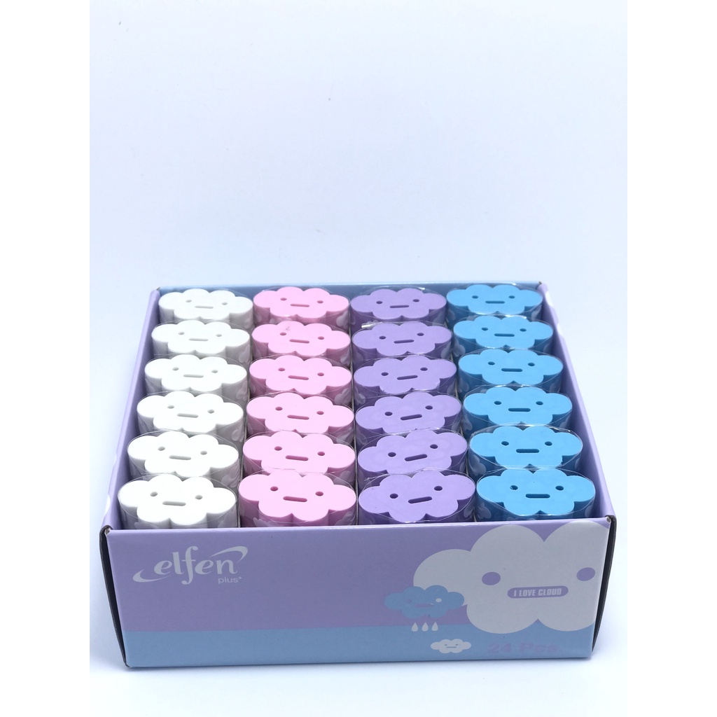 Gôm tẩy bút chì hình đám mây, màu sắc pastel dễ thương ELFEN CUTE CLOUDY