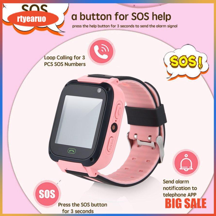 【199k0207】V6 Smart Watch Anti Lost Monitor SOS Waterproof Fashion Kids Watch