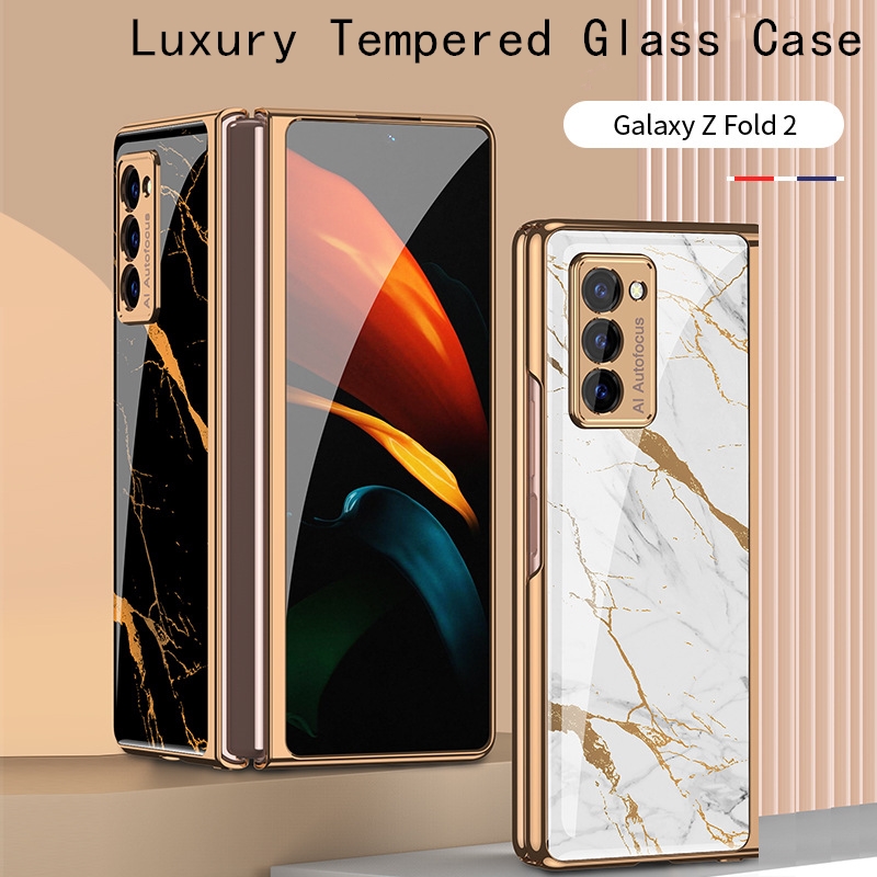 Ốp điện thoại kính cường lực dành cho Samsung Galaxy Z Fold 2 Galaxy Z Flip Galaxy Fold Galaxy Z Fold2 5G