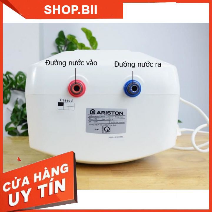 Bình nước nóng Ariston Andris LUX 6L Thanh Đốt Siêu Bền Chuyên Dùng Lắp Đặt Trong Tủ Bếp.