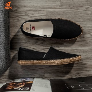Giày Lười Nam Nanu SLI_08 Đế cói Basic