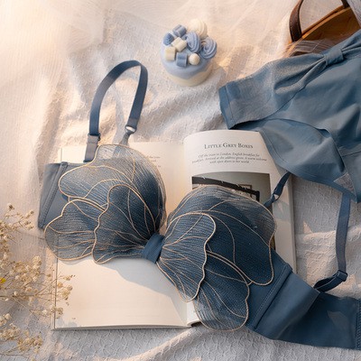 Bộ đồ lót  bèo ren mút xoài có gọng đệm vừa 2021