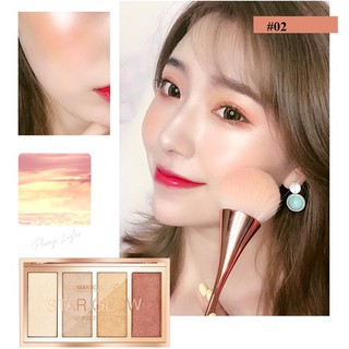 Bảng phấn má 4 màu Romantic Color