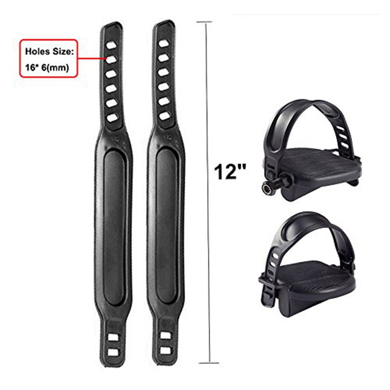 Bộ 2 bàn đạp xe đạp tập thể dục kèm 2 dây đai