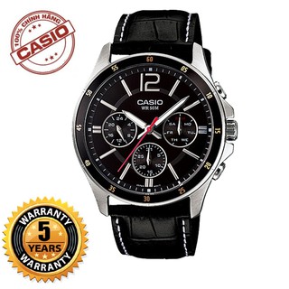 Đồng hồ nam đồng hồ casio mtp-1374l-1avdf dây da