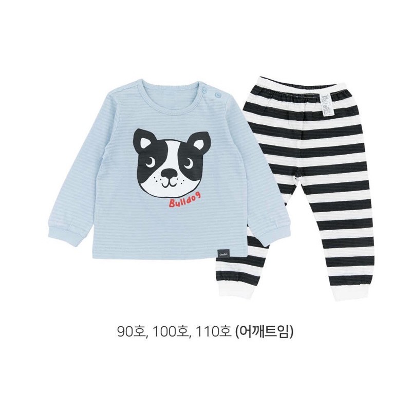 Bộ dài tay cotton giấy Organic Hãng Cordi-i Hàn Quốc