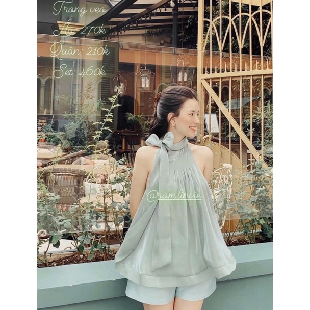 áo kiểu thắt nơ cổ