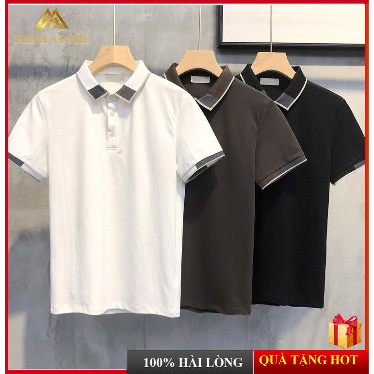 Áo polo nam GẤU Áo polo nam đẹp Chất liệu cotton mềm mịn, dầy dặn, hoạt động thoải mái, thấm hút mồ hôi tốt